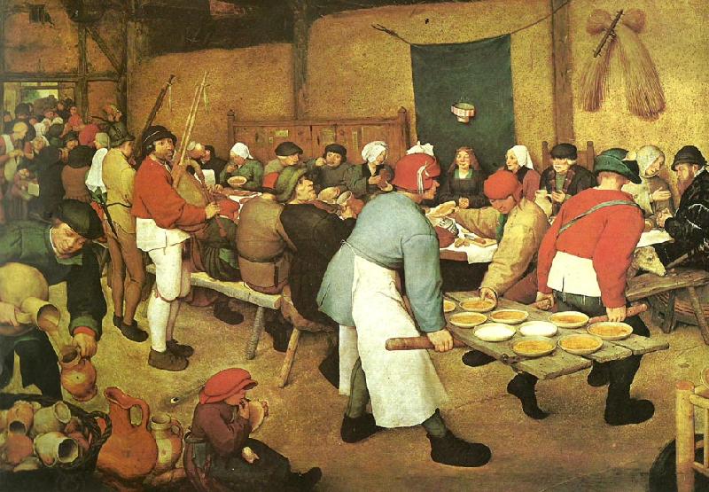 Pieter Bruegel bondbrollopet China oil painting art